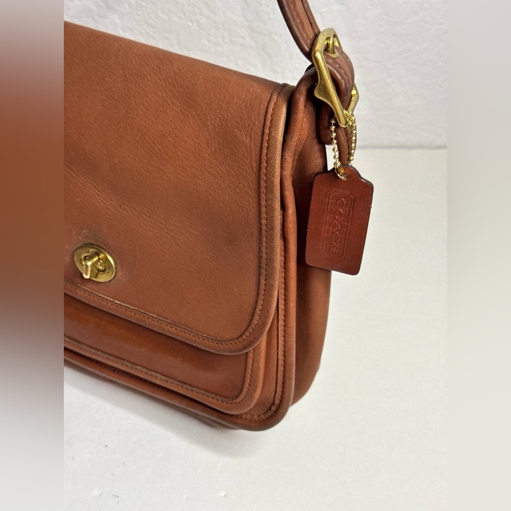 Vintage Coach Rambler’s Legacy Bag Brown - Picture 12 of 15